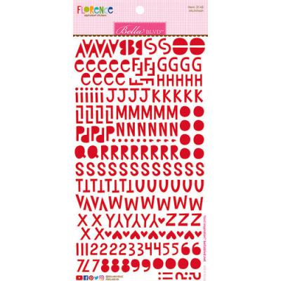 Bella BLVD Sticker - Florence Alphabet